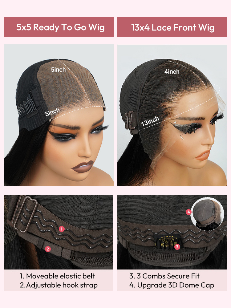 Layered Cut Lace Straight Wig Layered Cut Lace Straight Wig