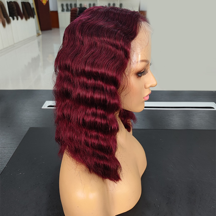 red crimped wig red crimped wig
