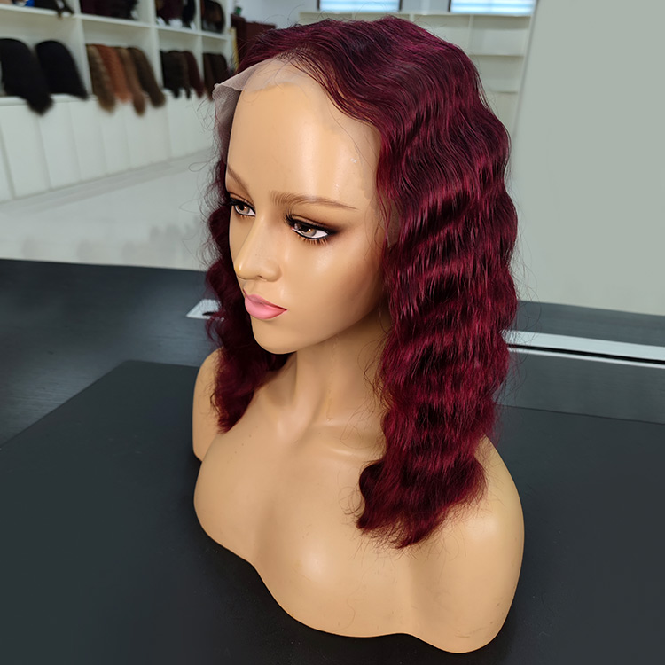 red crimped wig red crimped wig