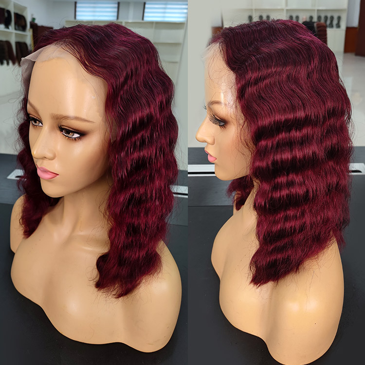 red crimped wig red crimped wig