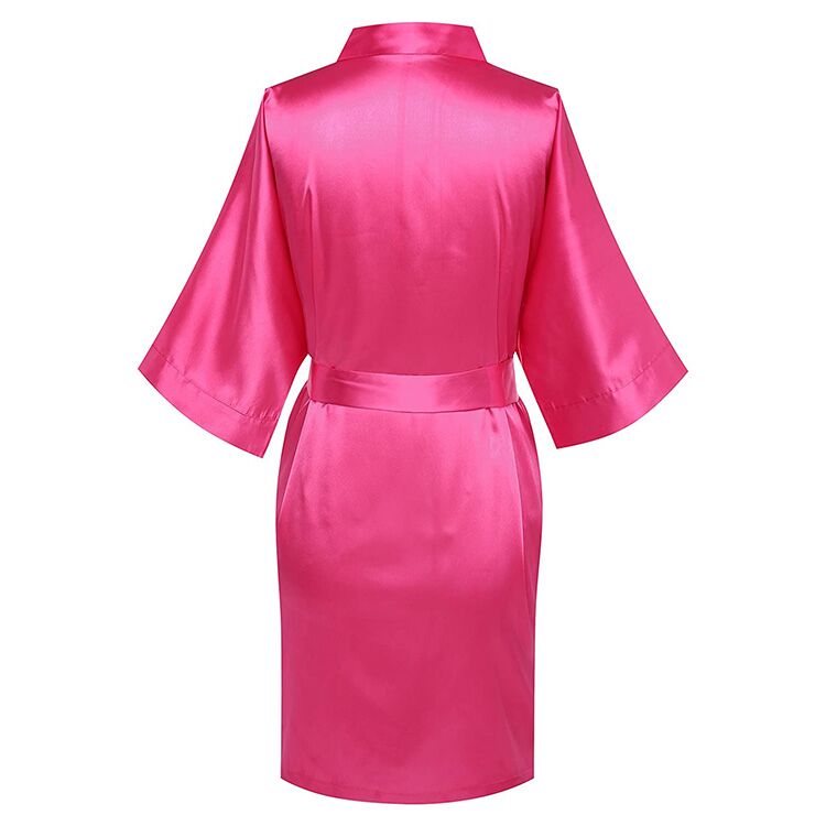 pink silk robe pink silk robe