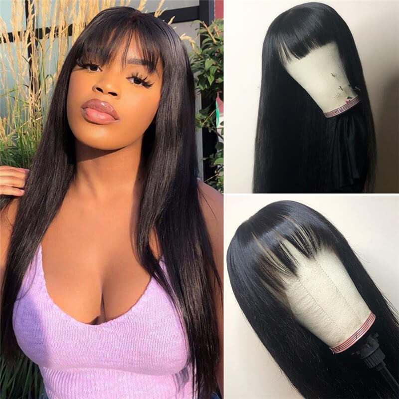 straight human hair wigs