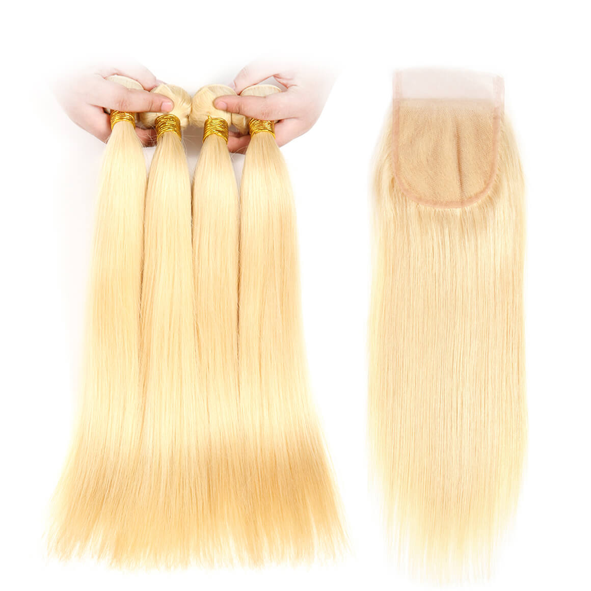 613 Straight Virgin Hair 4 PCS