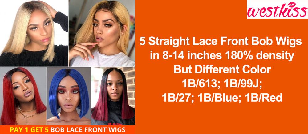 Special Deals: Pay 1 get 2 Wigs with 100% Virgin Hair on West Kiss Hair