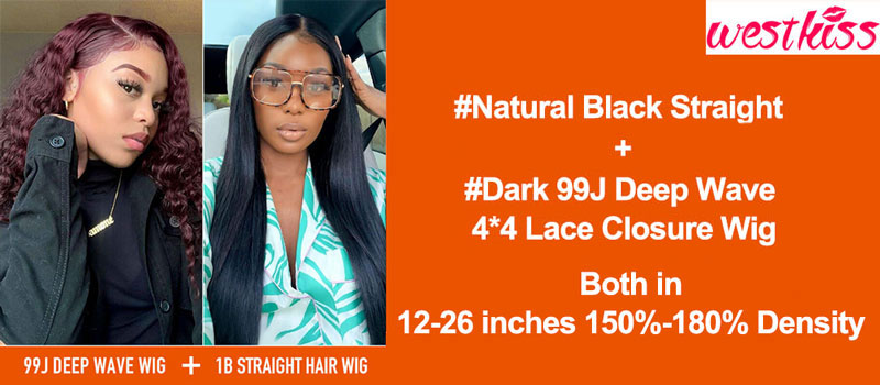 Special Deals: Pay 1 get 2 Wigs with 100% Virgin Hair on West Kiss Hair